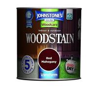 Johnstones Woodcare Indoor & Outdoor Woodstain 250ml Red Mahogany