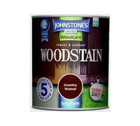 Johnstones Woodcare Indoor & Outdoor Woodstain 750ml Country Walnut