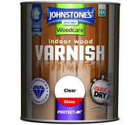 Johnstone's Woodcare Indoor Wood Varnish - Clear 750ml