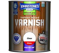 Johnstone's Woodcare Indoor Wood Varnish - Clear 750ml