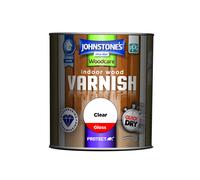 Johnstone's Woodcare Indoor Wood Varnish Gloss - Clear 250ml