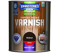 Johnstone's Woodcare Indoor Wood Varnish - Walnut 250ml