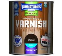 Johnstone's Woodcare Indoor Wood Varnish - Walnut 750ml