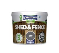 Johnstone's Woodcare One Coat Shed and Fence - Shaded Grey - 5L