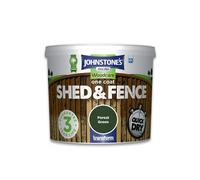 Johnstones Woodcare One Coat Shed and Fence Treatment Forest Green 5L