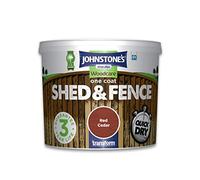 Johnstone's Woodcare One Coat Shed and Fence Treatment - Red Cedar 5L
