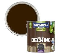 Johnstone's Woodcare Decking Stain Paint 2.5L - Black Oak