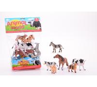 Johntoy 26779 Animal World Farm Animals, Pack of 6, Multi-Colour (US IMPORT)