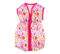 JohnToy 27594 Baby Rose Dolls Sleeping Bag, Pink
