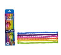 JohnToy Fidget Twist Sticks Set - 6 Pieces Anti-Stress Toy