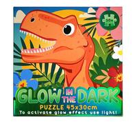 Johntoy Glow in the Dark Puzzle Dino 50 Pieces Children's Puzzle