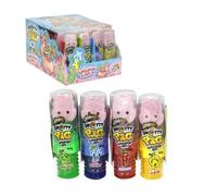 Johny Bee Snotty Pig Lollipop 24x40g | Novelty Candy & Gel Toy | Assorted Flavours | 24 Count