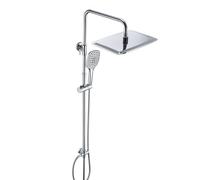 JOHO 304 Stainless Steel Rain Shower Set with Shower Head 35 x 25 cm Chrome
