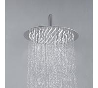 JOHO Round Shower Head 304 Stainless Steel Chrome 25cm