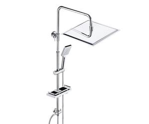 Joho Stainless Steel Rain Shower System Shower Set with Shower Shelf (Shower Head 30 x 30 cm)