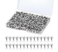 Johotone Split Pins Metal Round Brads Mini Paper Fasteners for Paper Craft Scrapbooking DIY Crafts 6mm*12mm 500pcs Silver