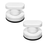 Johotone Suction Cup Handle Portable Strong Suction Cup Pulls Handle No Drilling Glass Mirror Door Handle for Glass Bathroom S 2pcs