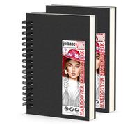 joibabe A5 Sketchbook,200GSM Sketch Book with Thick Paper,Spiral Bound Sketch Pad,Professional Hardcover Drwaing Pad for Sketching,Portrait,Kids,Adult,Artists,40 Sheets/80 Pages