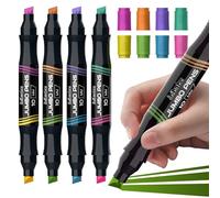 joibabe Jumbo Marker Pens,Thick Chisel Tip Pens, 3-10mm Large Poster Marker Pens, 8 Bright Colours Marker Set for Craft Decorative Painting & Art Projects,for Adults,Children (4 pack)