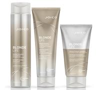 JOICO Blonde Life Brightening Shampoo, Conditioner & Brightening Masque Pack