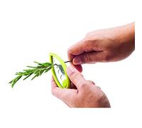 Joie 32000 Scraper-32000 Leaf Herb Stripper, Stainless Steel, Green/Silver,10 x 3.8 x 0.5 cm