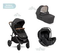 Joie Alore Pushchair with I-Level Pro Car Seat & Ramble XL Carrycot Travel System Bundle - Shale