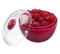 Joie Berry Colander & Storage Container - Wash, Strain & Store Berries, BPA-Free, Raspberry, White