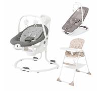 Joie Bouncer, Swing & Highchair 3-Piece Bundles - Walnut/Cosmo Grey/Tan