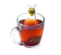Joie Bumble Bee Tea Infuser, Loose Leaf Tea Strainer with Stainless Steel Mesh and Hanging Bee Design, BPA-Free, Yellow