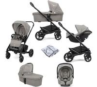 Joie Chrome Travel System with i-Snug 2 Car Seat- Pebble