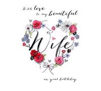 Beautiful Wife Birthday Embellished Greeting Card Joie De Vivre Range Cards