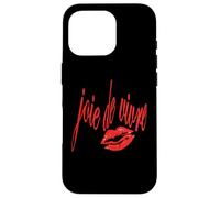 Joie de Vivre Joy Of Life Lipstick Kiss Case for iPhone 16 Pro