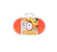 Joie Double Microwave Egg Poacher, Non-Stick Silicone Egg Cooker for Poached Eggs, BPA-Free, Quick & Easy Breakfast Maker, White