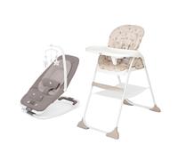 Joie Dreamer Bouncer & Mimzy Snacker Highchair - Walnut/ Cosmo Tan