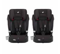 Joie Elevate Group 1/2/3 Deluxe High Back Booster Car Seat (2 Pack) - Two Tone Black (9 Months -12 Years)
