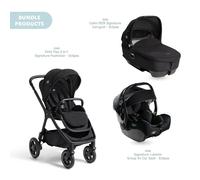 Joie Finiti Signature Pushchair with I-Jemini Car Seat & Calmi Carrycot - Eclipse
