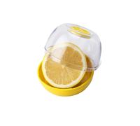 Joie Fresh Flip Pod Lemon Storage Container ? Keeps Leftover Lemons Fresh with Snap-On Lid, BPA-Free & Dishwasher Safe, Yellow