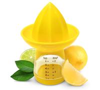 Joie FreshPress Citrus Juicer, Manual Lemon and Lime Squeezer, Yellow, 1 count