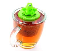 Joie Frog Tea Infuser - Floating Stainless Steel Loose Leaf Strainer, Green, 5 x 5 x 10 cm