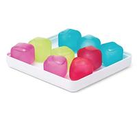 Joie Kitchen Gadgets 29195 Reusable Ice Cubes and Tray Rainbow, Plastic