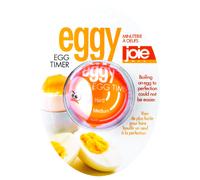 Joie Kitchen Gadgets Eggy Egg Kitchen Timer, Heat-Sensitive for Perfectly Boiled Eggs, Orange