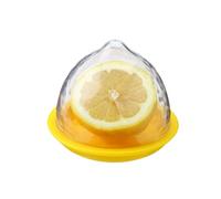 Joie Lemon Storage Pod - Reusable Lemon Keeper with Clear Lid for Fridge, BPA-Free & Dishwasher Safe, Yellow