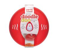 Joie MSC Doodle Doo Microwave Lid - Red Plastic Round 10x8 inches - Chicken Cover - JOIE