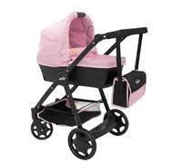 Joie Mytrax Dolls Pram - Pink & Black
