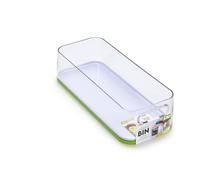 Joie Neat Fridge Large Bin, BPA-Free Plastic Organizer for Refrigerator and Pantry, Clear, 1 Count
