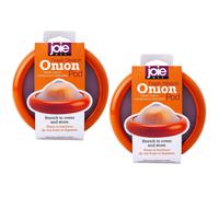 Joie Onion Stretch Pod Keep Onions Fresh Longer Refrigerator Storage Produce Organization Orange Pack of 2