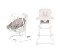 Joie Serina 2-in-1 Swing & Mimzy Micro Highchair - Walnut/Fleck