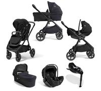 Joie Signature Finiti Flex Travel Ready Bundle with XL Carrycot, i-Level Pro Car Seat & i-Base Encore-Eclipse