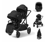 Joie Signature Versiti 2-in-1 Tandem Travel System 6-Piece Bundle - Eclipse