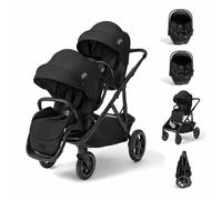 Joie Signature Versiti 2-in-1 Twin Travel System 9-Piece Bundle - Eclipse